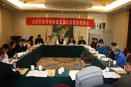 山東科技咨詢(xún)中心有限公司五屆六次常務(wù)理事會(huì )在濟南召開(kāi)